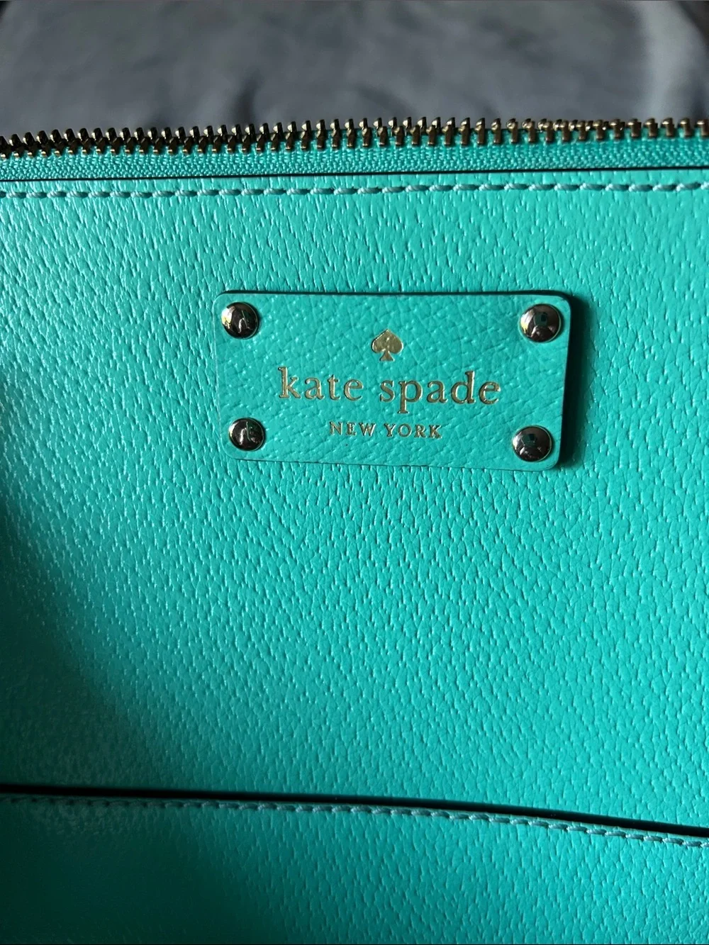kate spade Teal Aqua Dome Leather Crossbody